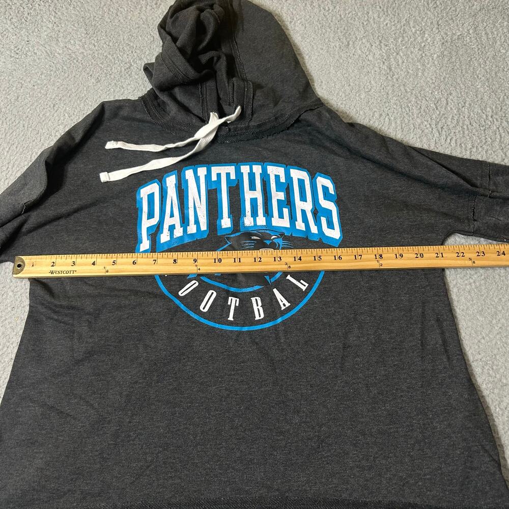 NEW Fanatics Carolina‎ Panthers Hoodie Gray Pullover NFL Football Size S - Picture 6 of 12